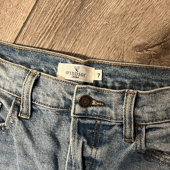 Windsor jeans high rise straight leg size 7 - Picture 2 of 5